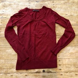 The Limited Scoop Neck Red Sweater XS